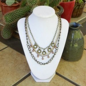 Multi-strand Chain  Necklace